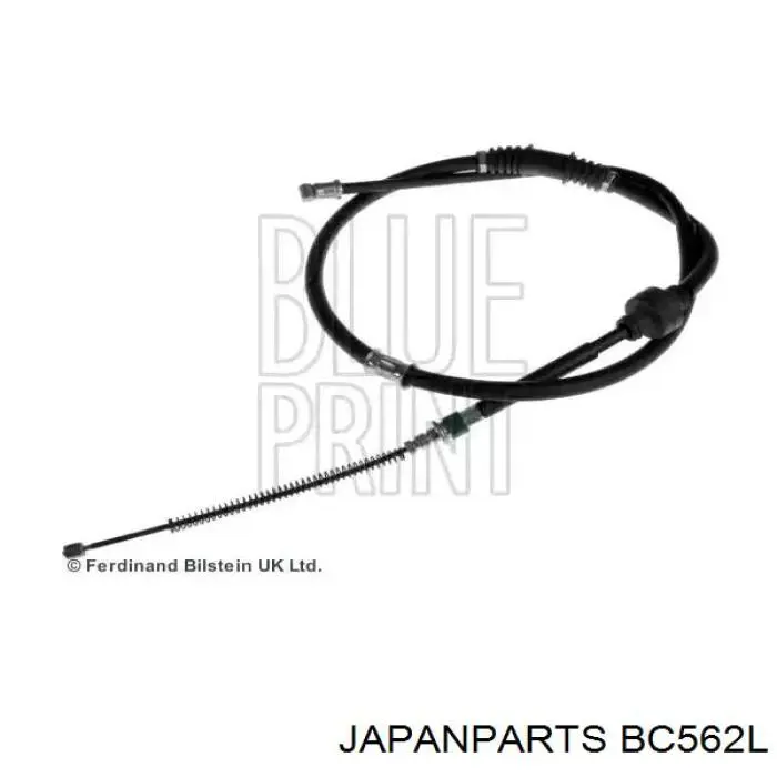 Трос ручного тормоза задний левый Japan Parts BC562L