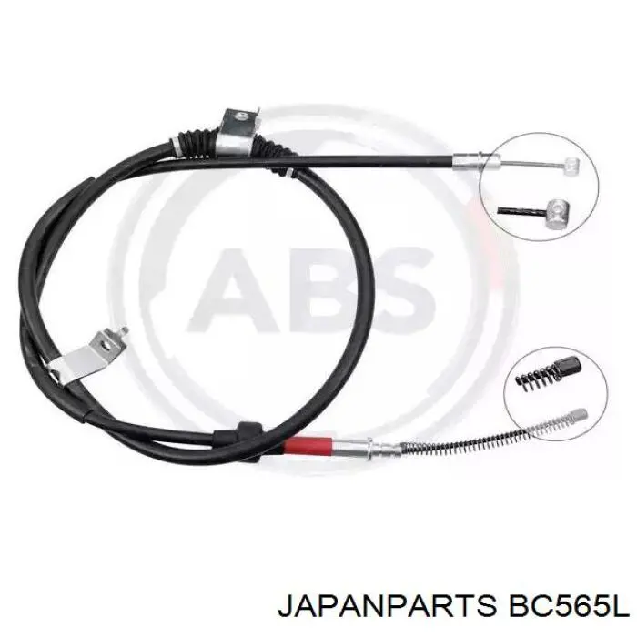 Трос ручника задний Japan Parts BC565L