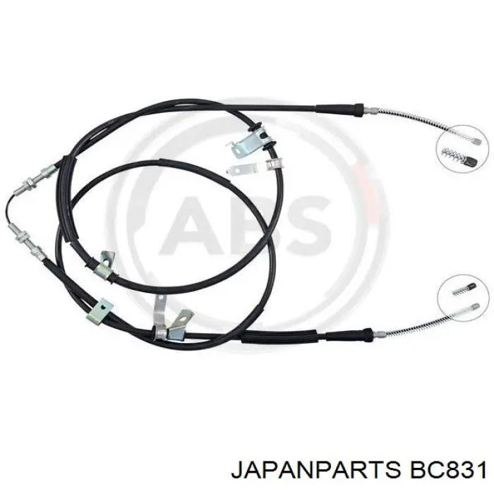 Cable de freno de mano trasero derecho/izquierdo BC831 Japan Parts