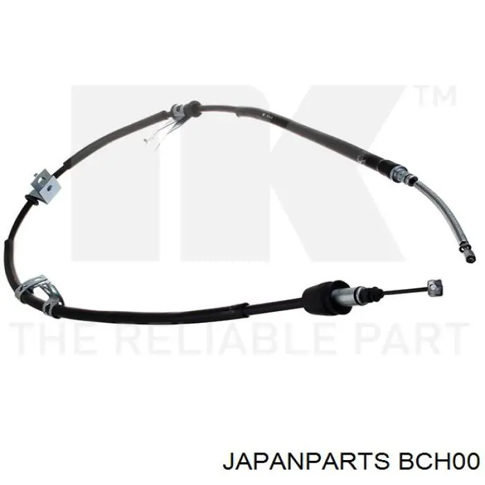 BCH00 Japan Parts трос ручного тормоза задний левый