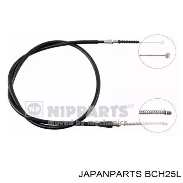 Трос ручника BCH25L Japan Parts