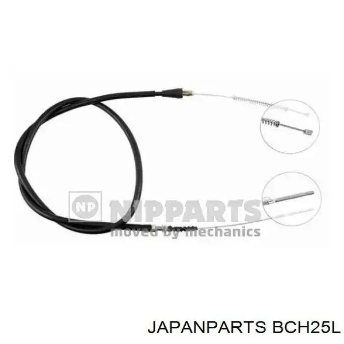 Трос ручника BCH25L Japan Parts