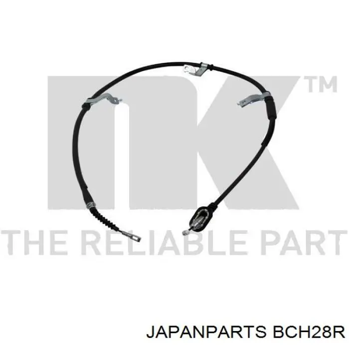 BCH28R Japan Parts cabo do freio de estacionamento traseiro direito