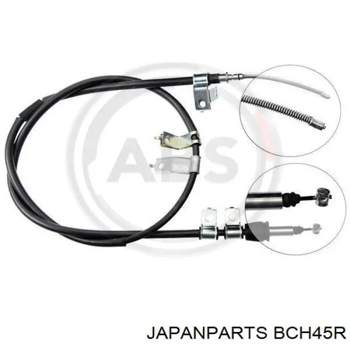 Задний правый трос ручника BCH45R Japan Parts