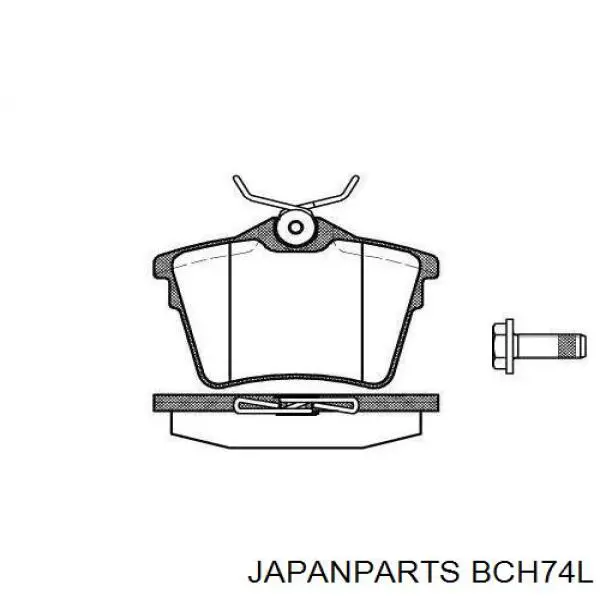 BCH74L Japan Parts Трос ручного тормоза