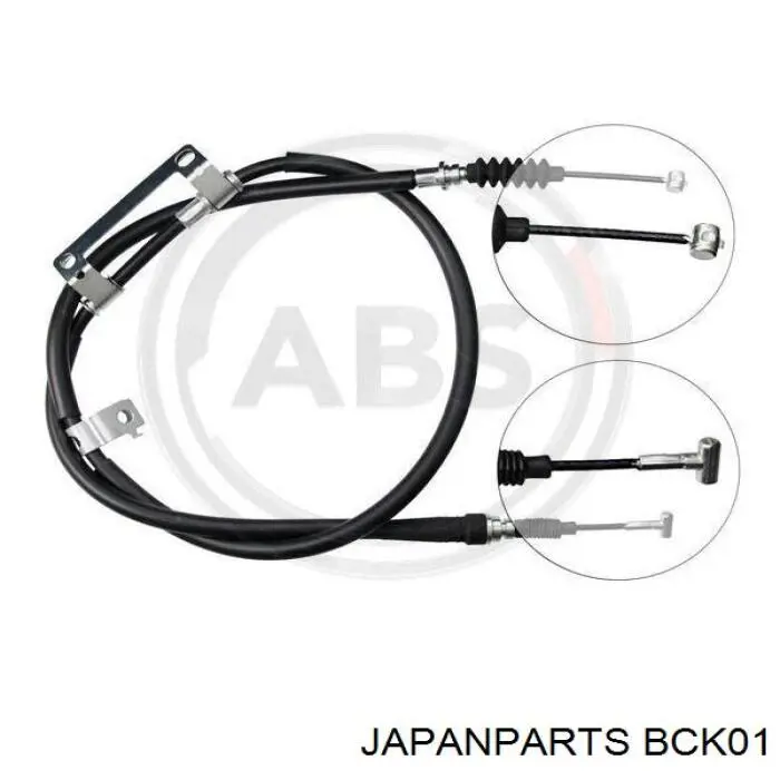 Cable de freno de mano trasero derecho BCK01 Japan Parts