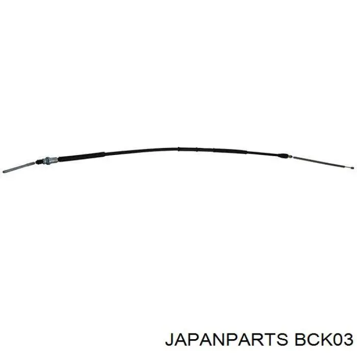 Трос ручного тормоза задний левый Japan Parts BCK03