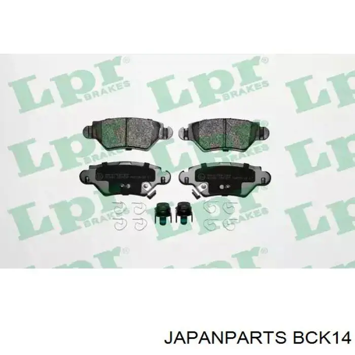 Трос ручника промежуточный Japan Parts BCK14
