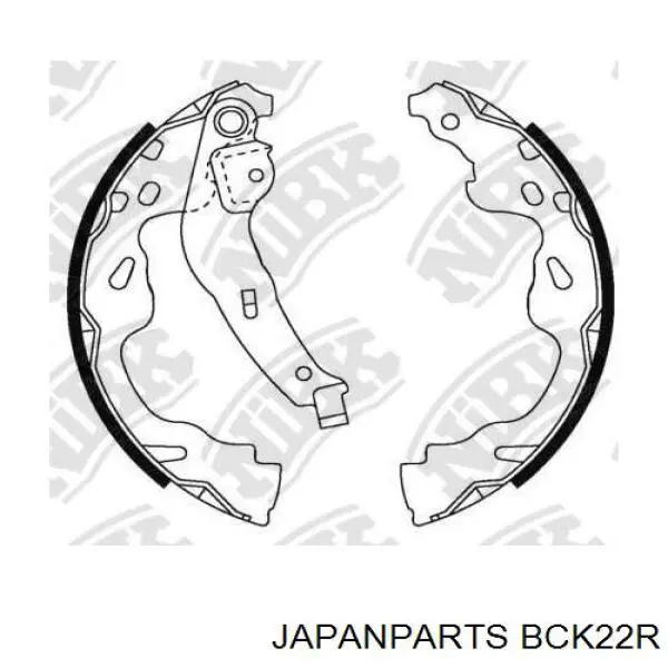 Задний правый трос ручника BCK22R Japan Parts