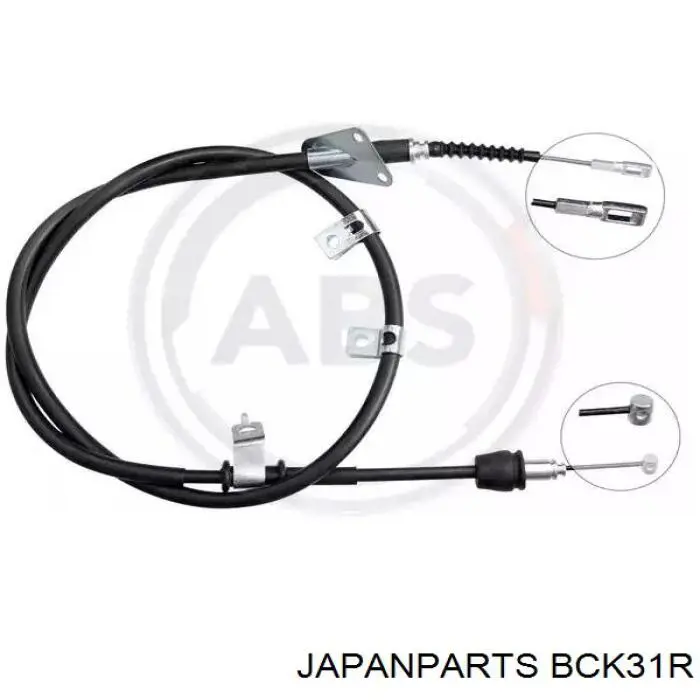 Задний правый трос ручника BCK31R Japan Parts