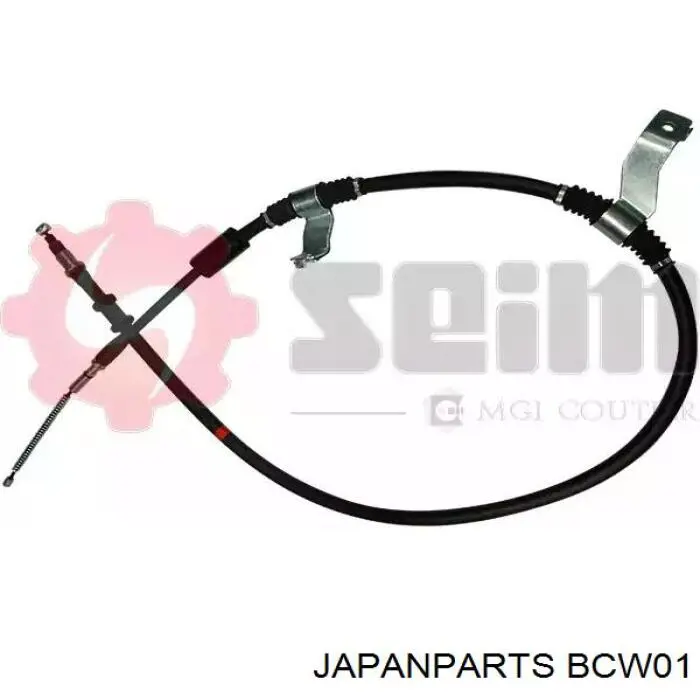 Трос ручного гальма задній, правий BCW01 Japan Parts