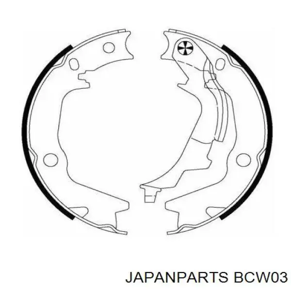 Трос ручника BCW03 Japan Parts