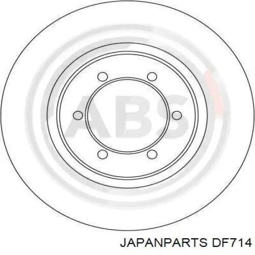 Купить DF714 Japan Parts Диск сцепления