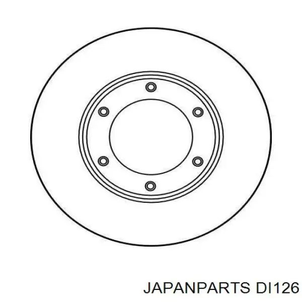 Compre DI126 Japan Parts Disco do freio dianteiro