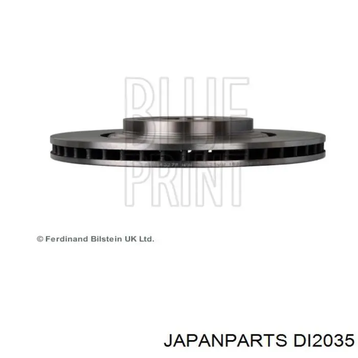 DI2035 Japan Parts диск тормозной передний