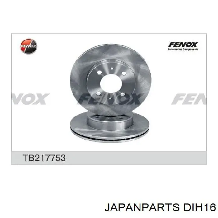 Купить DIH16 Japan Parts Ротор тормозной