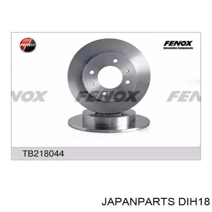Тормоз дисковый передний Japan Parts DIH18 цена, от 26.83 USD