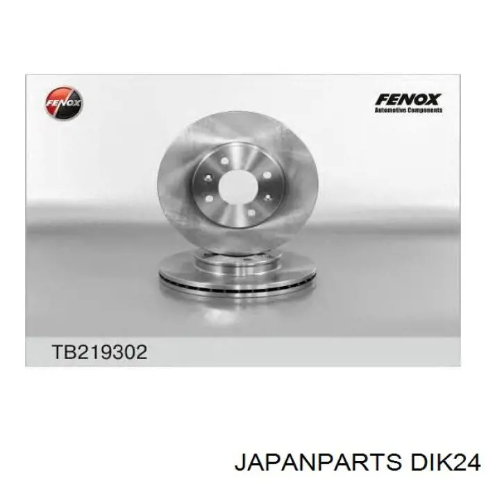 Передний тормозной диск Japan Parts DIK24