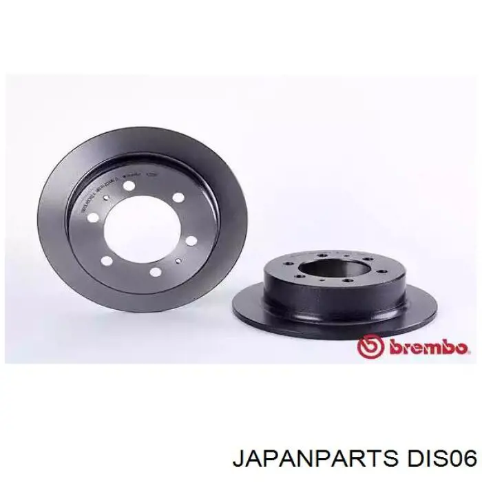 Передние тормозные диски DIS06 Japan Parts