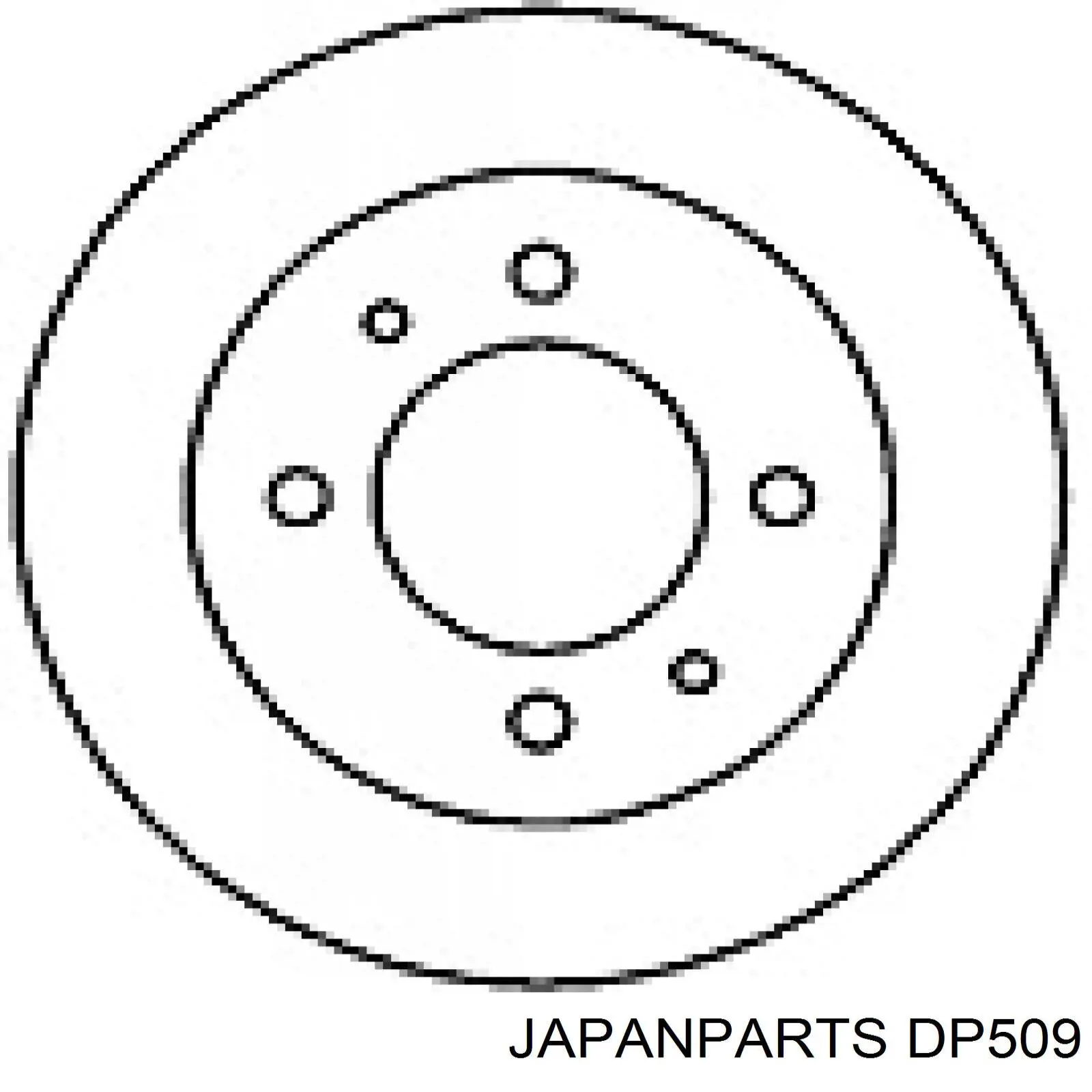 Тормозные диски DP509 Japan Parts