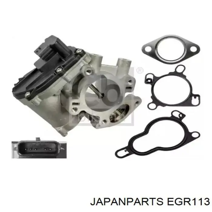 Клапан EGR, рециркуляции газов Japan Parts EGR113