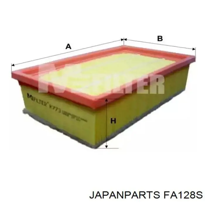 Купить FA128S Japan Parts Автомобильный фильтр воздуха
