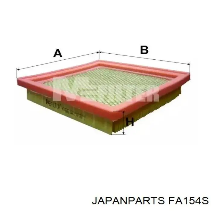 Элемент воздушного фильтра Japan Parts FA154S цена, от 5.75 USD