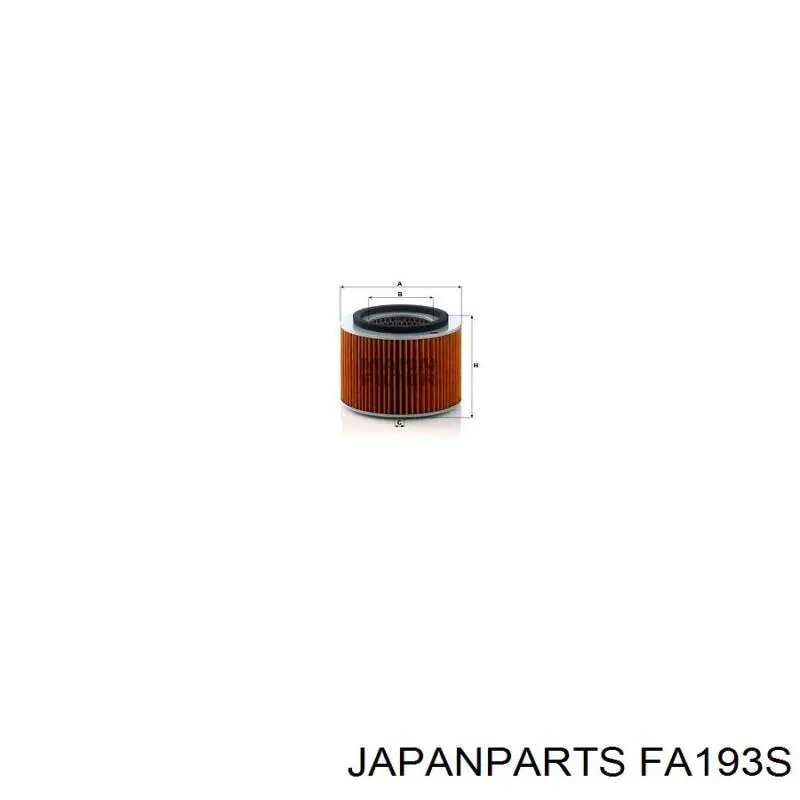 Фильтр воздушный Japan Parts FA193S