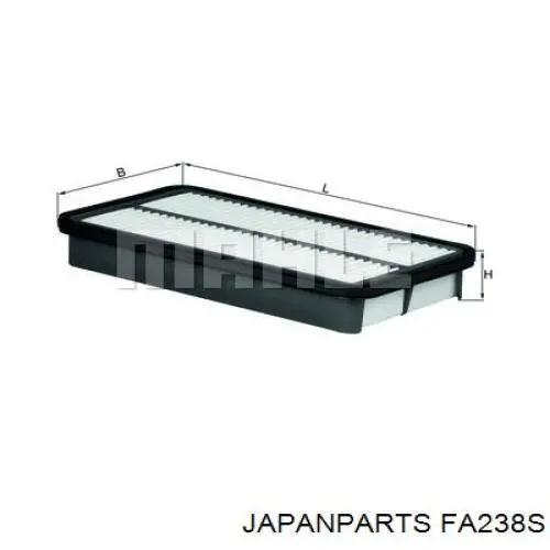 Купить FA238S Japan Parts Автомобильный фильтр воздуха