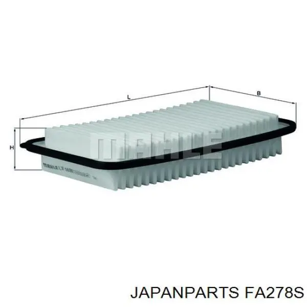 Элемент воздушного фильтра Japan Parts FA278S цена, от 3.66 USD