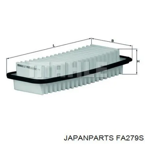 Элемент воздушного фильтра Japan Parts FA279S цена, от 5.63 USD