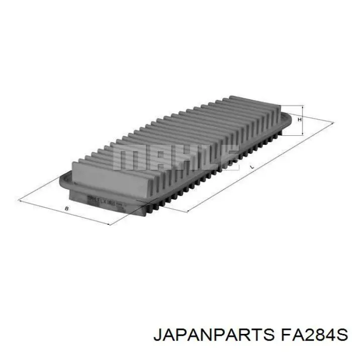 Элемент воздушного фильтра Japan Parts FA284S цена, от 5.43 USD