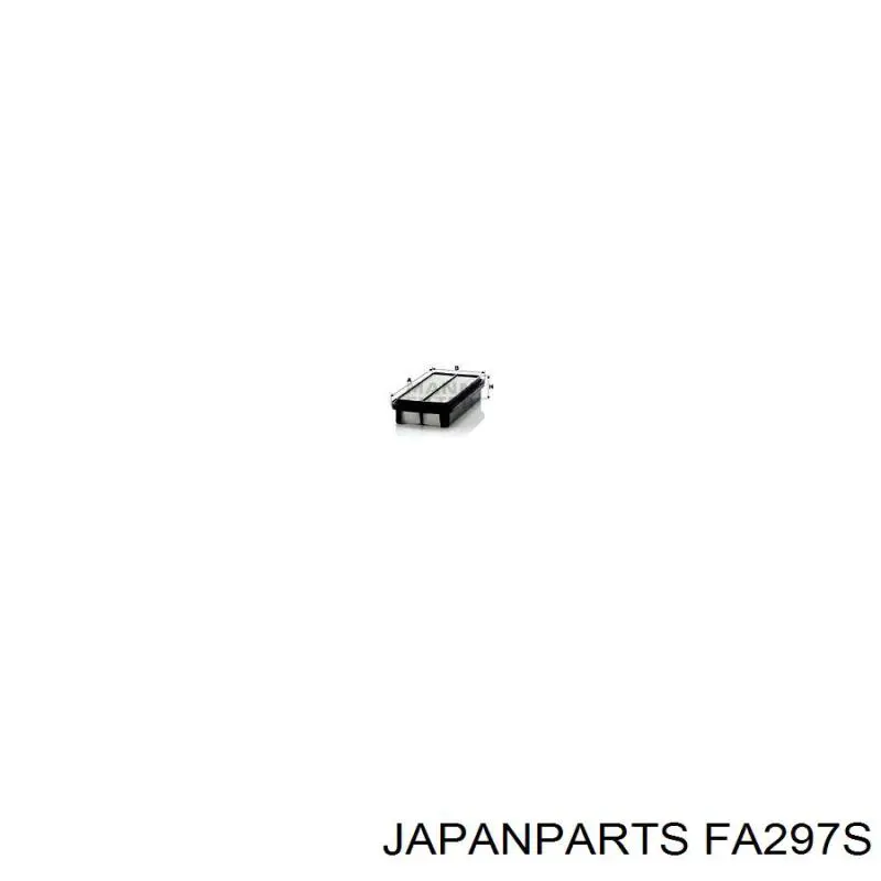 Купить FA297S Japan Parts Автомобильный фильтр воздуха