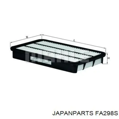 Элемент воздушного фильтра Japan Parts FA298S цена, от 5.60 USD
