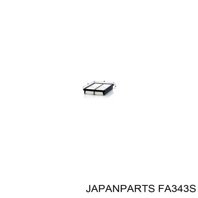 Воздушный фильтр FA343S Japan Parts