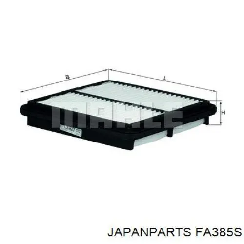 Воздушный фильтр FA385S Japan Parts