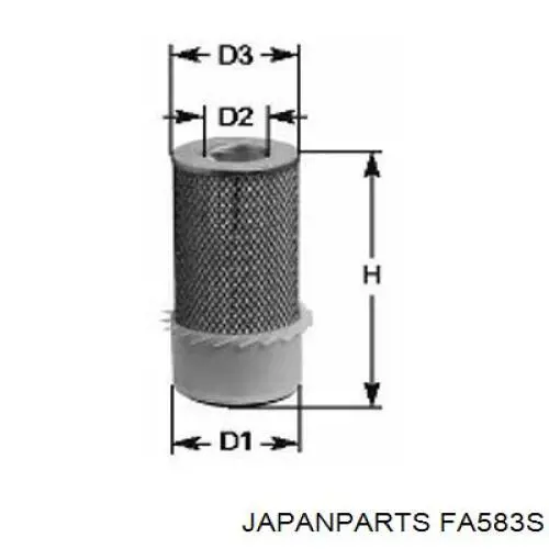 Купить FA583S Japan Parts Автомобильный фильтр воздуха