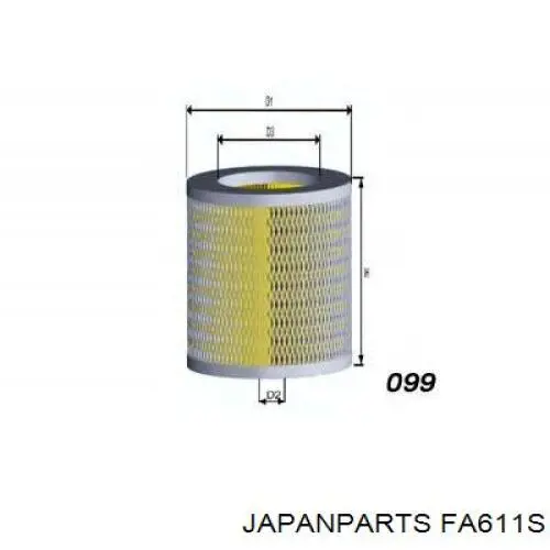 Купить FA611S Japan Parts Автомобильный фильтр воздуха