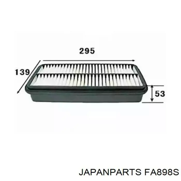 Filtro de aire FA898S Japan Parts