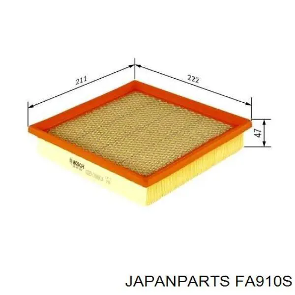 Воздушный фильтр FA910S Japan Parts