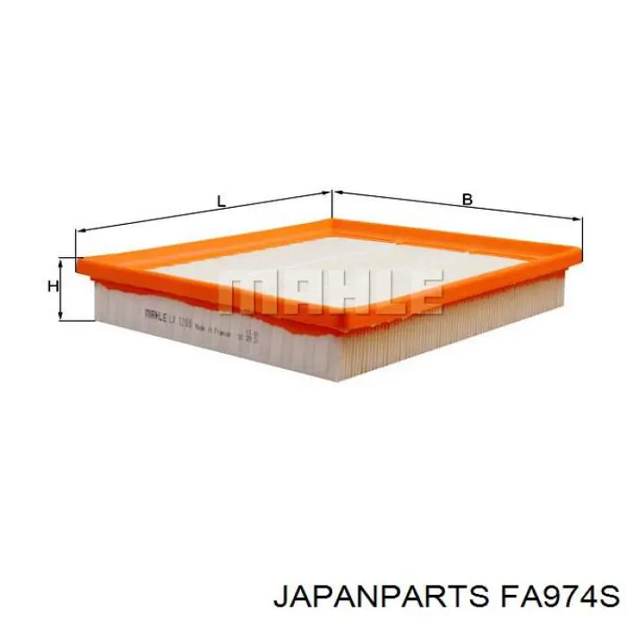 Воздушный фильтр FA974S Japan Parts