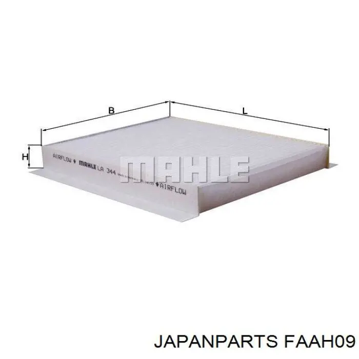 Фильтр салона FAAH09 Japan Parts