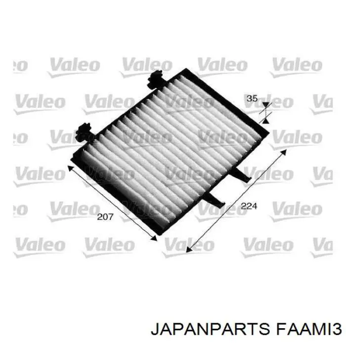 Фильтр воздушный отопителя Japan Parts FAAMI3 цена, от 4.94 USD