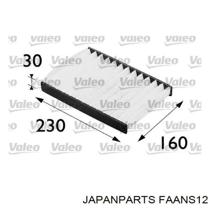 FAANS12 Japan Parts фильтр салона