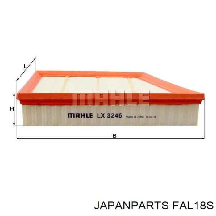 Элемент воздушного фильтра Japan Parts FAL18S цена, от 7.81 USD