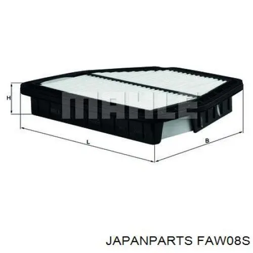 Купить FAW08S Japan Parts Автомобильный фильтр воздуха