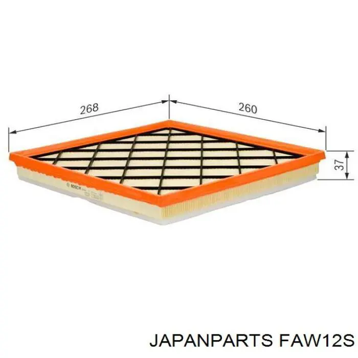 Воздушный фильтр FAW12S Japan Parts