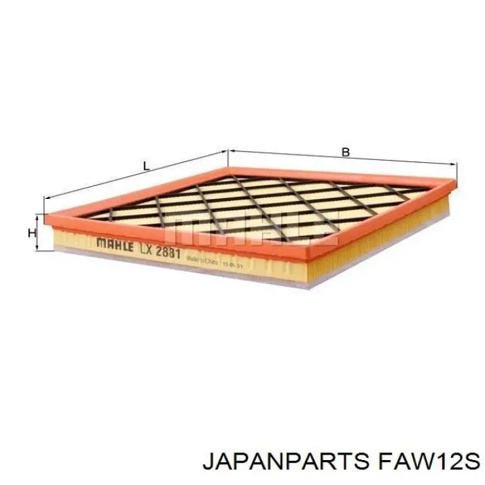FAW12S Japan Parts воздушный фильтр