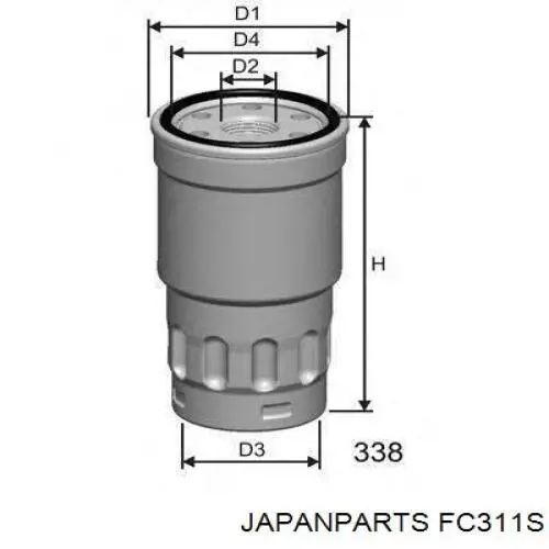 Купить FC311S Japan Parts Фильтр-отстойник топлива грубой очистки