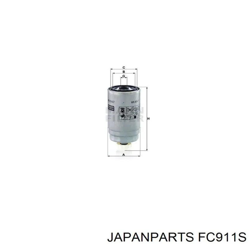 Топливный фильтр FC911S Japan Parts